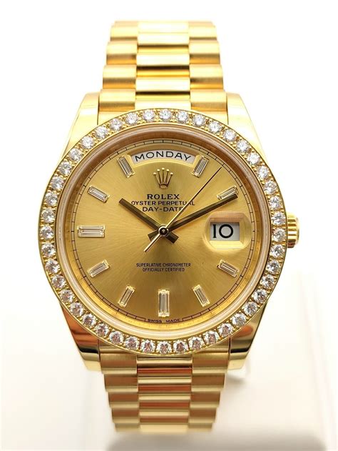 rolex 40 diamond dial.